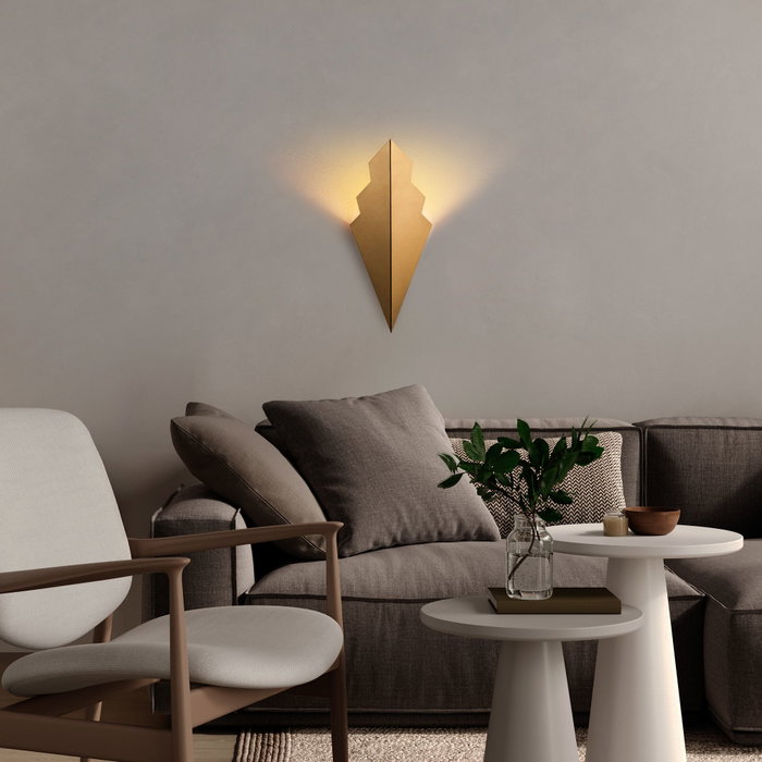 Opviq Arrow - 15171 Lámpara de Pared de Metal Dorada Opviq Arrow - 15171 Lámpara de Pared de Metal Dorada